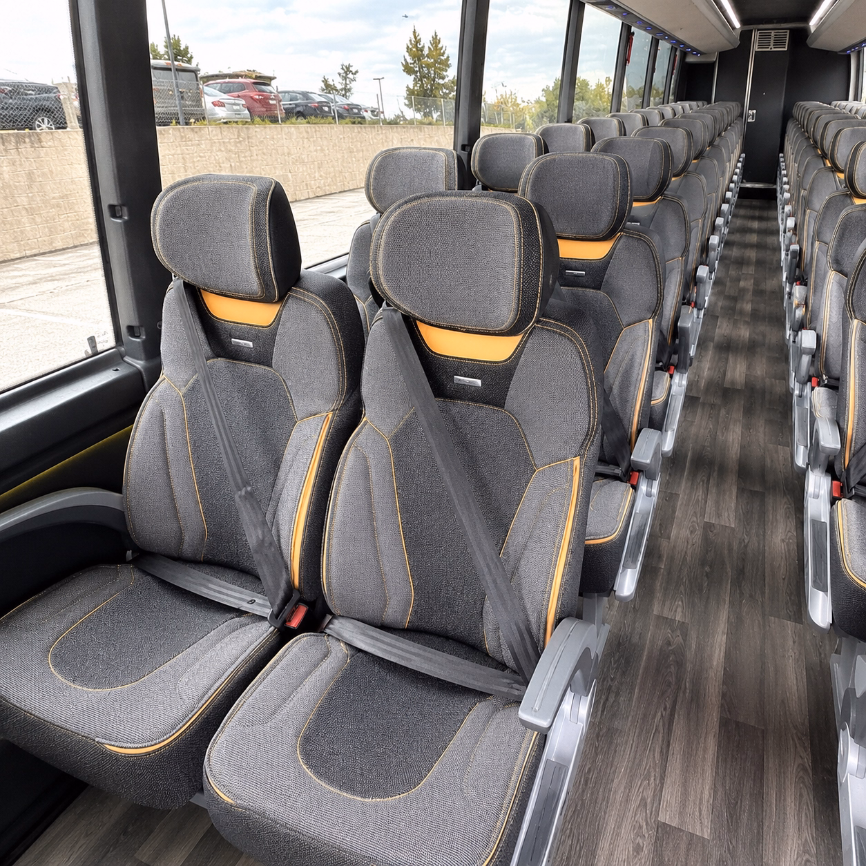 tempe charter bus services interior